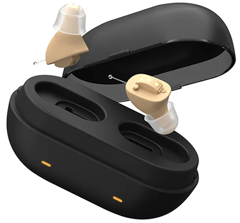 America hot sell full digital rechargeable invisible ITE hearing aid dropshipping