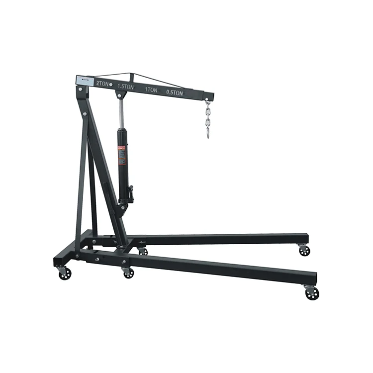 Manufacturer cheap foldable shop crane work mini hydraulic shop engine crane