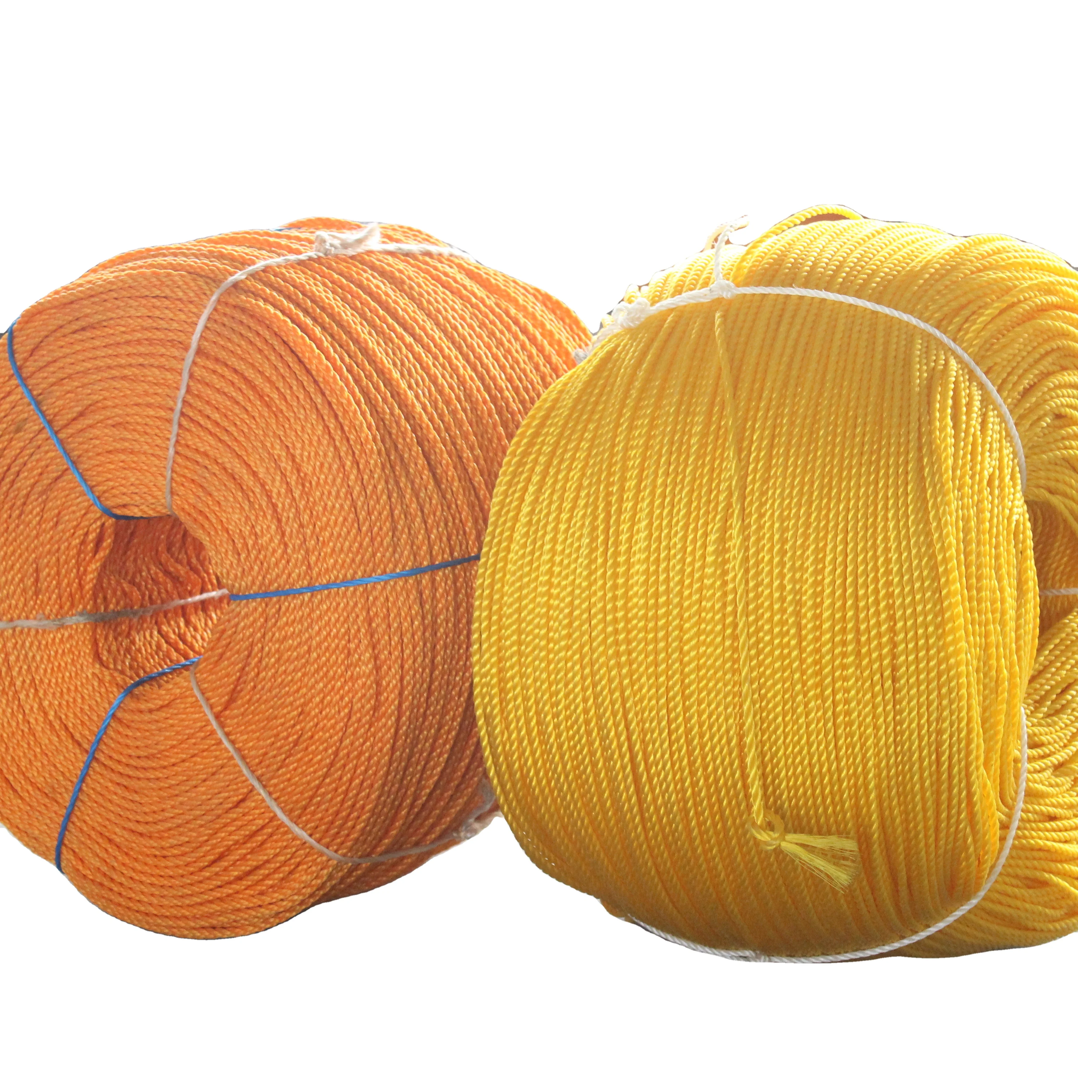 UV resistant Polyethylene PP monofilament marine Fishing rope and twine for Fish nets ,Seine & Gill & Cast nets and Batting ca