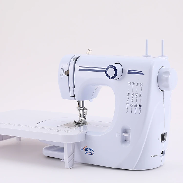 608 Multi function practical curtain fur button carpet leather electric stitches portable household automatic sewing machine