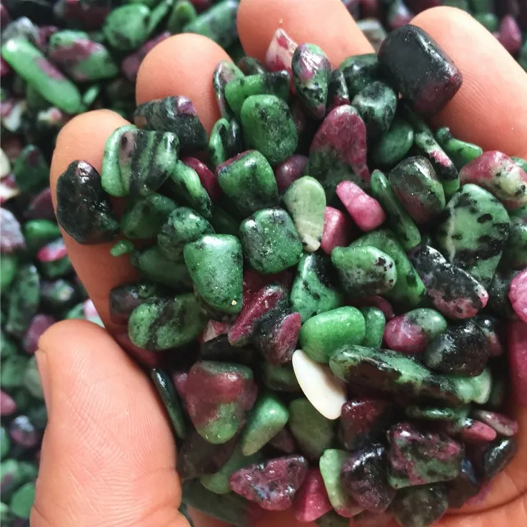 Wholesale natural bulk crystal healing stone gravel ruby zoisite crystal chips