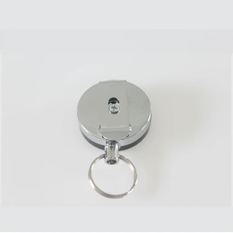 
40mm YoYo Round Shaped Metal Retractable Badge Reel Holder 