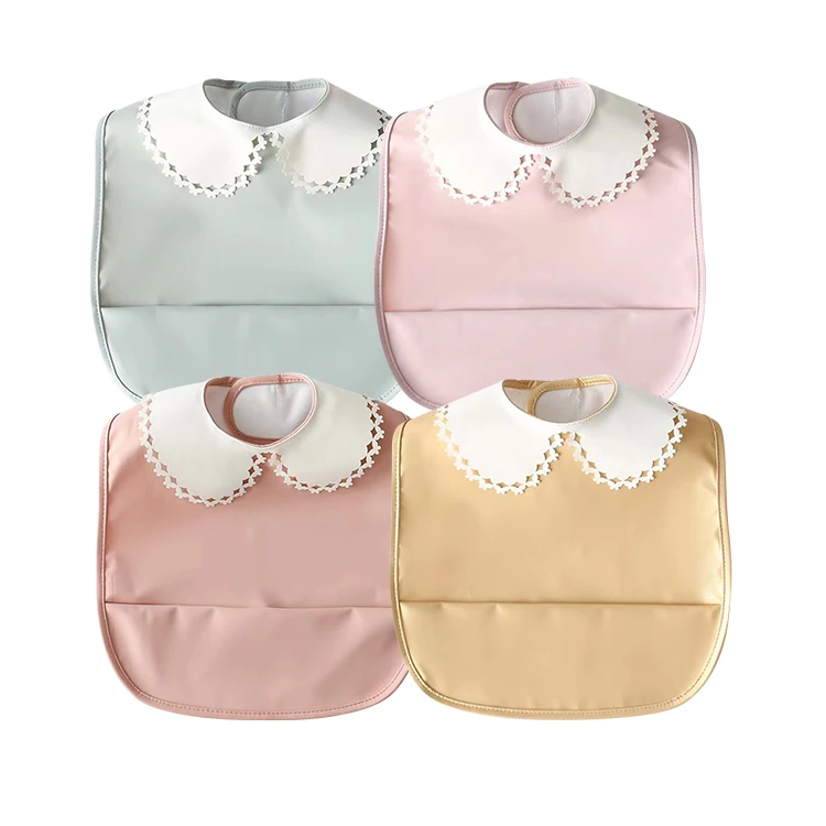 Нагрудники Natucare из высококачественной искусственной кожи с коротким рукавом для маленьких мальчиков и девочек нагрудники кормления комплект одежды