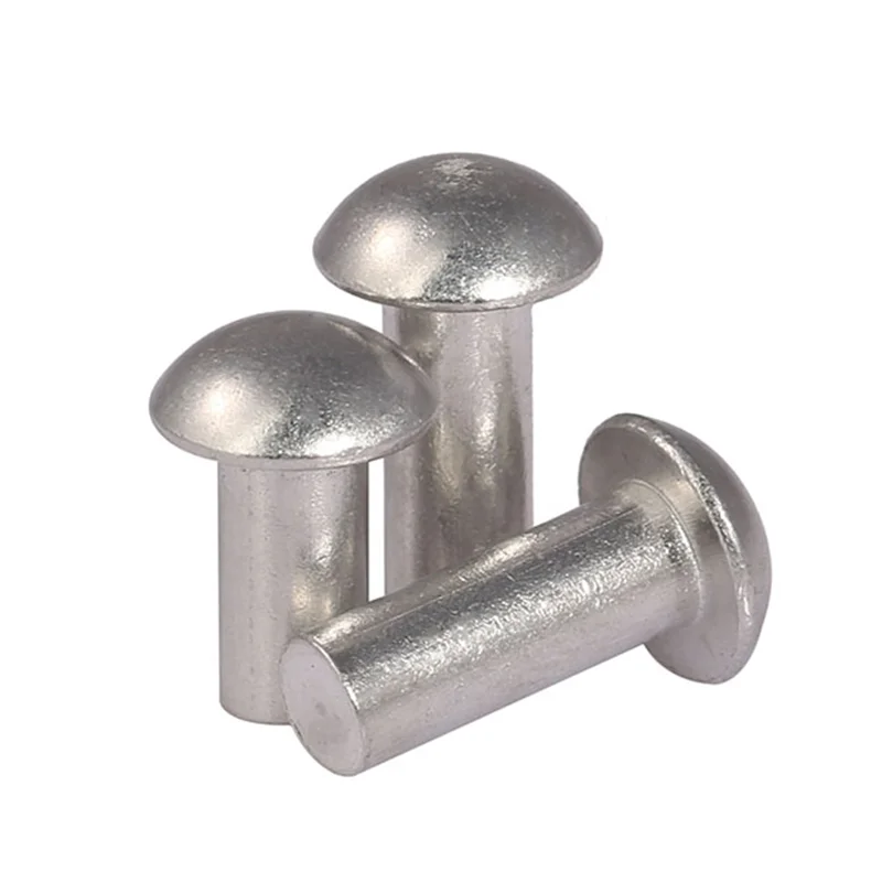 Manufacturer high strength aluminum din 660 steel round head solid rivets