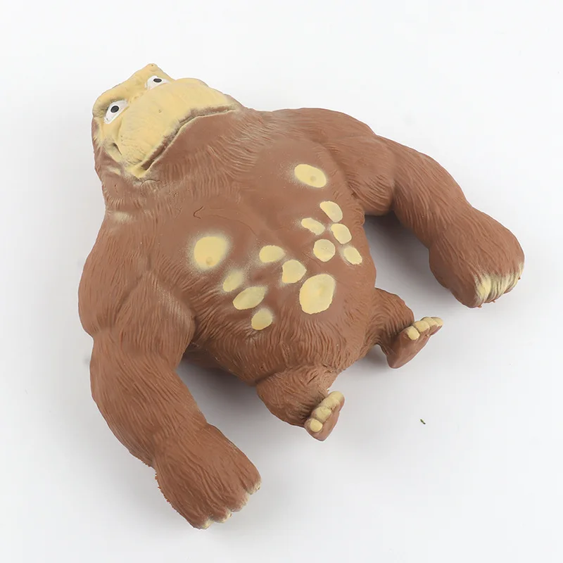 TikTok New Creative Stress Relief Toys Funny Fall Down Monkey Gorilla Squishy Stress Relief Balls Squeeze for Kids or Adults