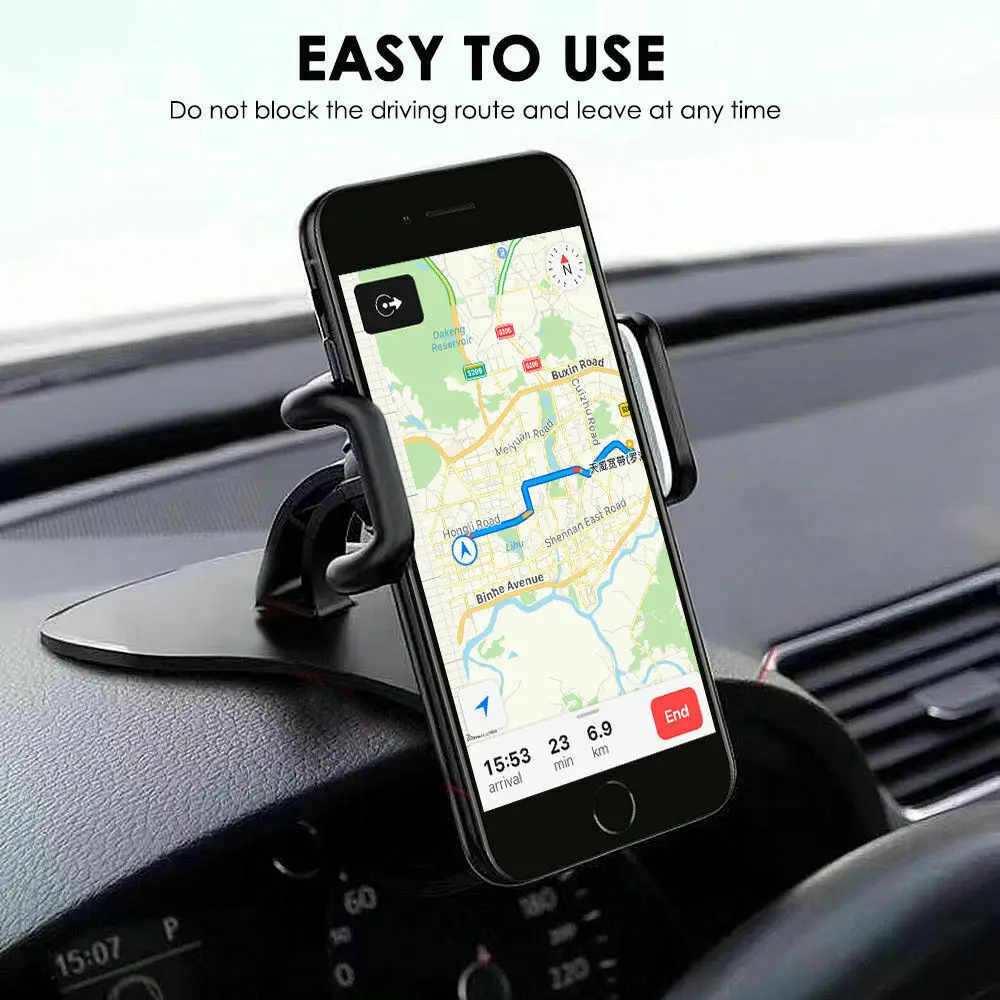 flexible clip universal telephone mobile holder for car