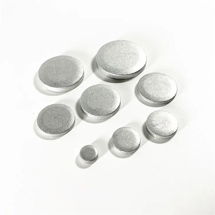 Customization Supply 2mm 4mm Thick Aluminium 1070 Round Domed Concave Oval Shape Slug Tubes