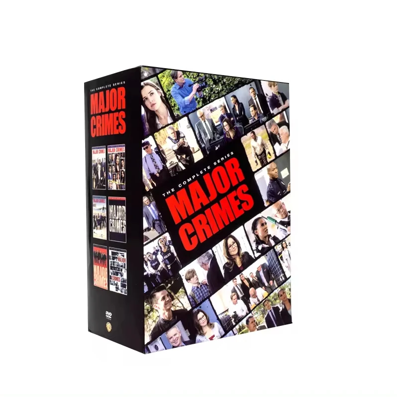Major Crimes Season 1-6 The Complete Series 24 Disc Factory Wholesale Hot Sale DVD Movies TV Series Boxset CD Cartoon Blueray