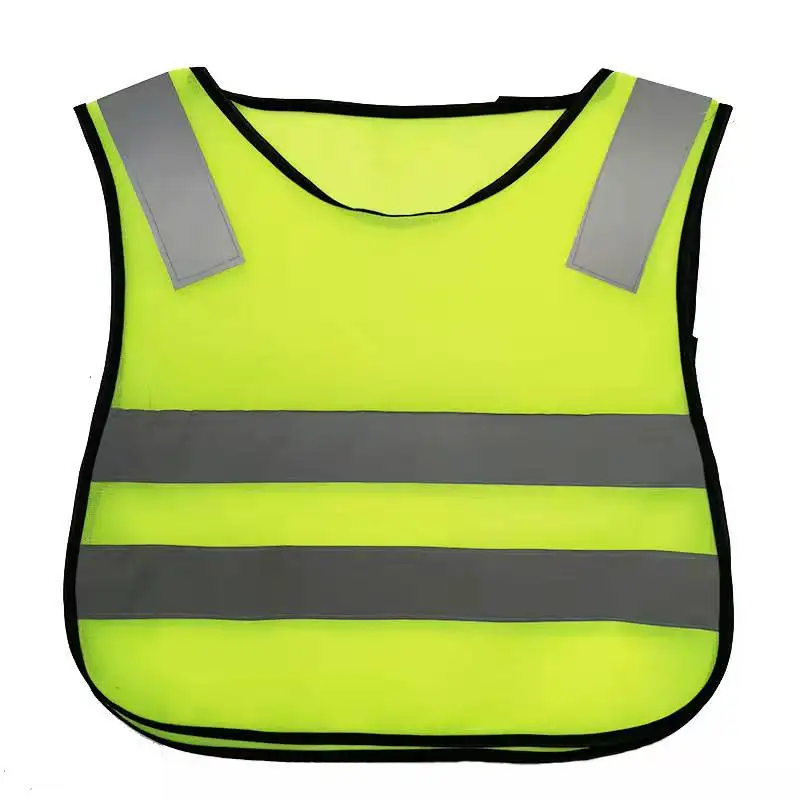 Child Traffic Visibility Water Wholesale Warning Fluorescent Yellow Baby Kids Bike Reflective Safety Vest