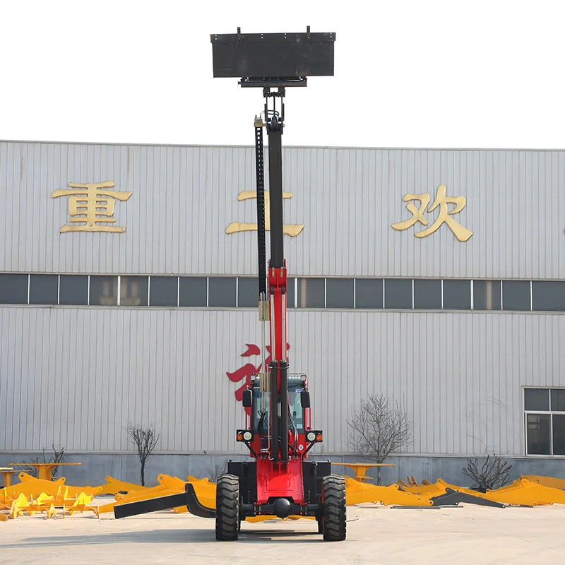 Factory price ce telescopic loader 1t 2t articulated telescopic mini loader
