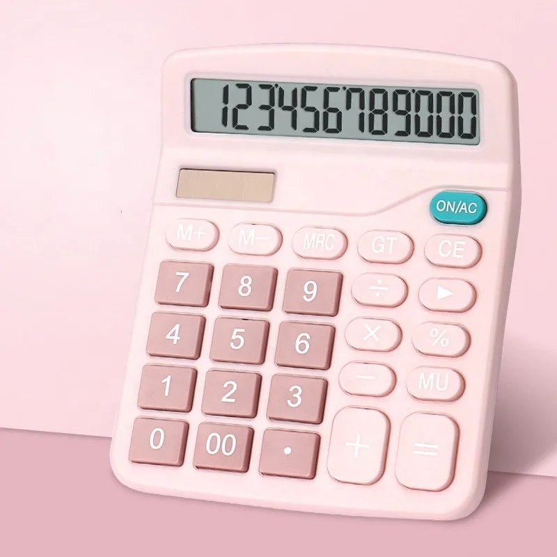 Wholesales 12 digits desktop 837 calculator custom logo school student office promotional calculator ready to ship