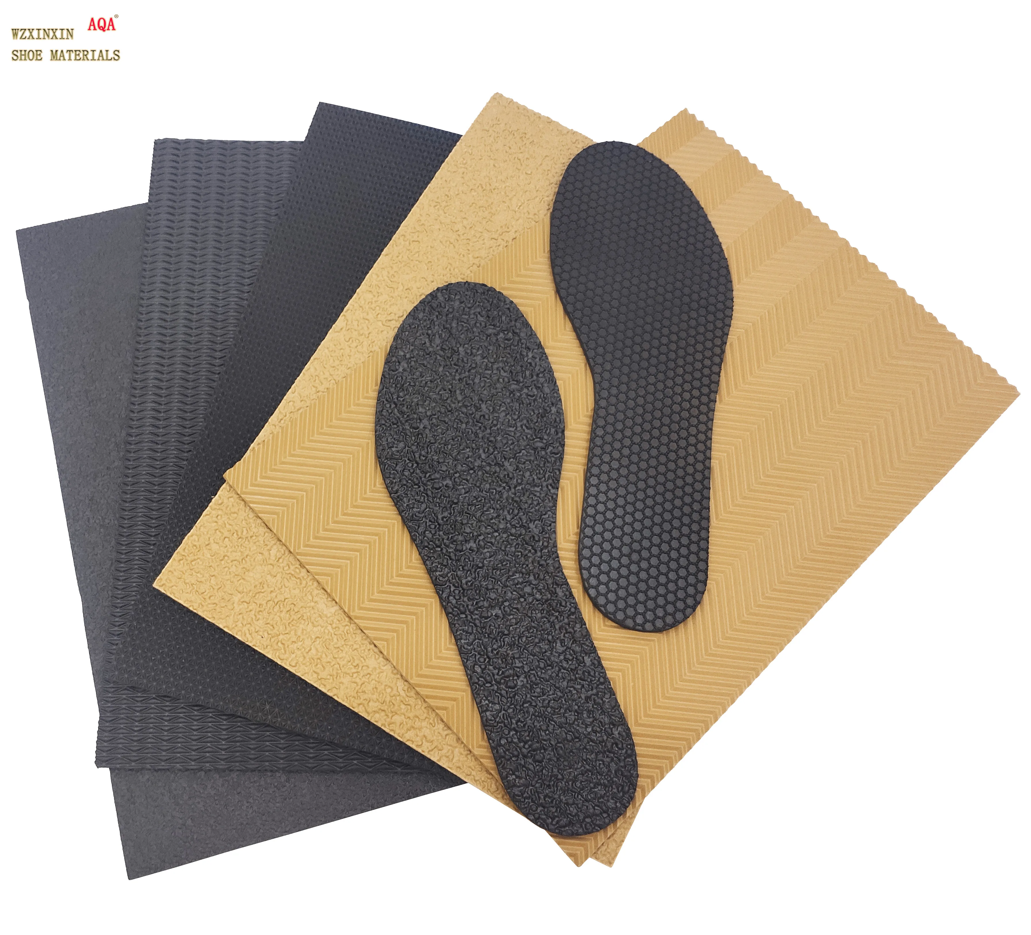 For men and lady shoes China factory wear resistant antiskid tyre design rubber outsole sheet for sandals and slippers