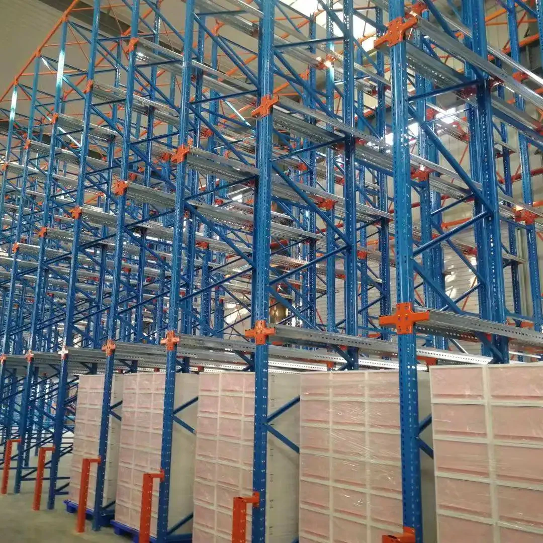 Durable In Use Automated Warehouse Pallet Storage System Radio Shuttle Racking System