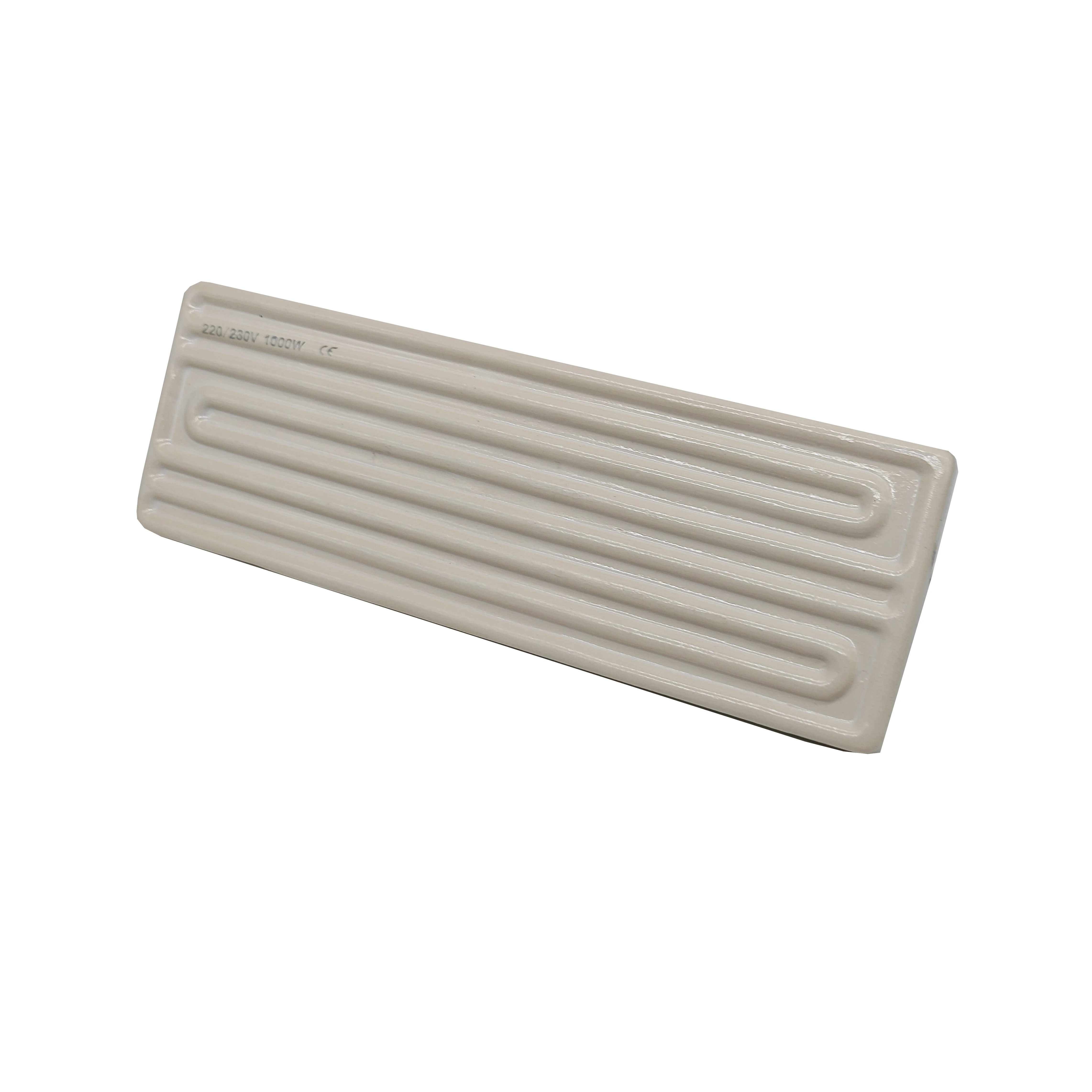 Flat-arc hollow infrared ceramic plate heaters for ovens Infrared emitters