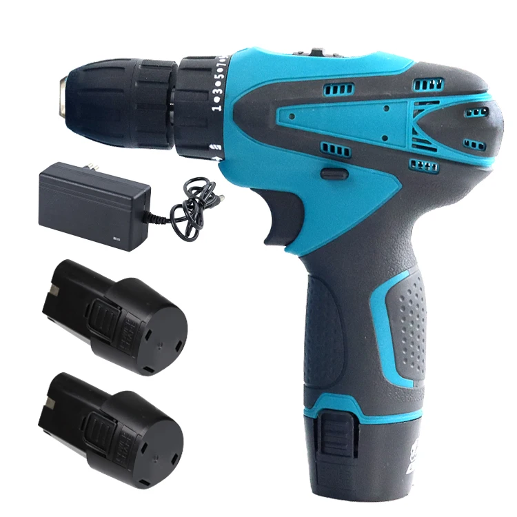 AL62 Electric Tools Mini Screwdriver 12V Lithium Electric Drill Rechargeable Impact Drill Set