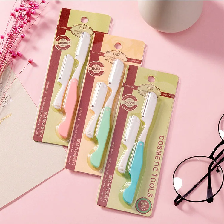 Multipurpose Makeup Tool Eyebrow Trimmer Razor and Facial Razor Shaping Knife