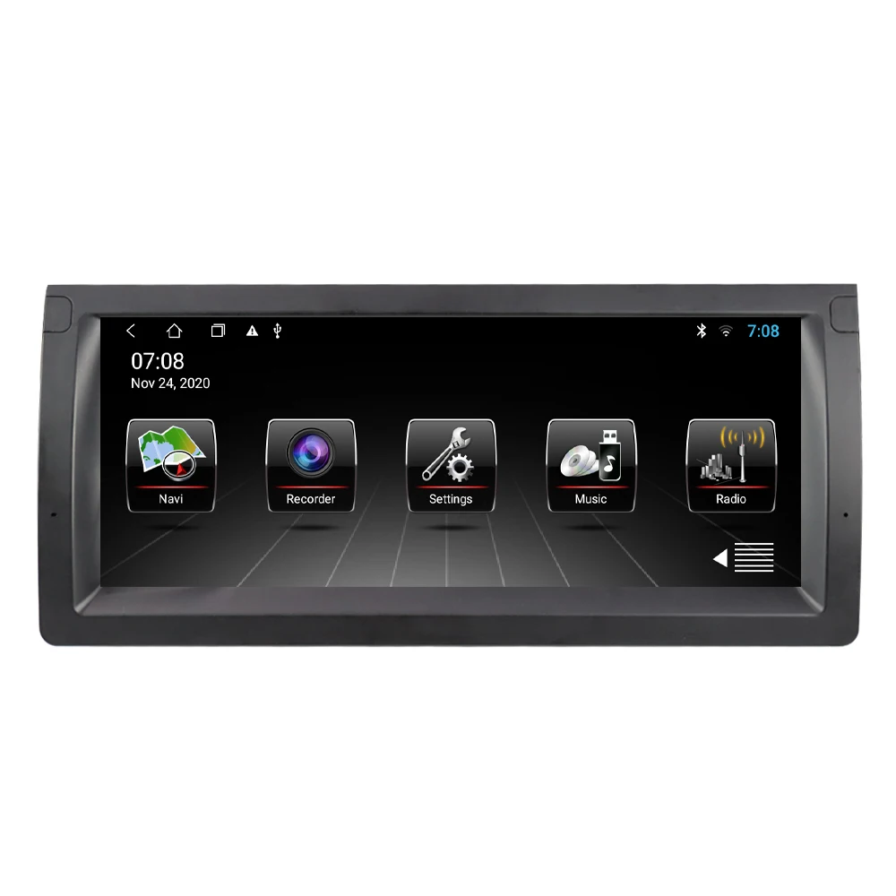 OEM 2+32G Car Rradio GPS Navigation 10.25 Inch IPS Touch screen For BMW E53 Android autoradio