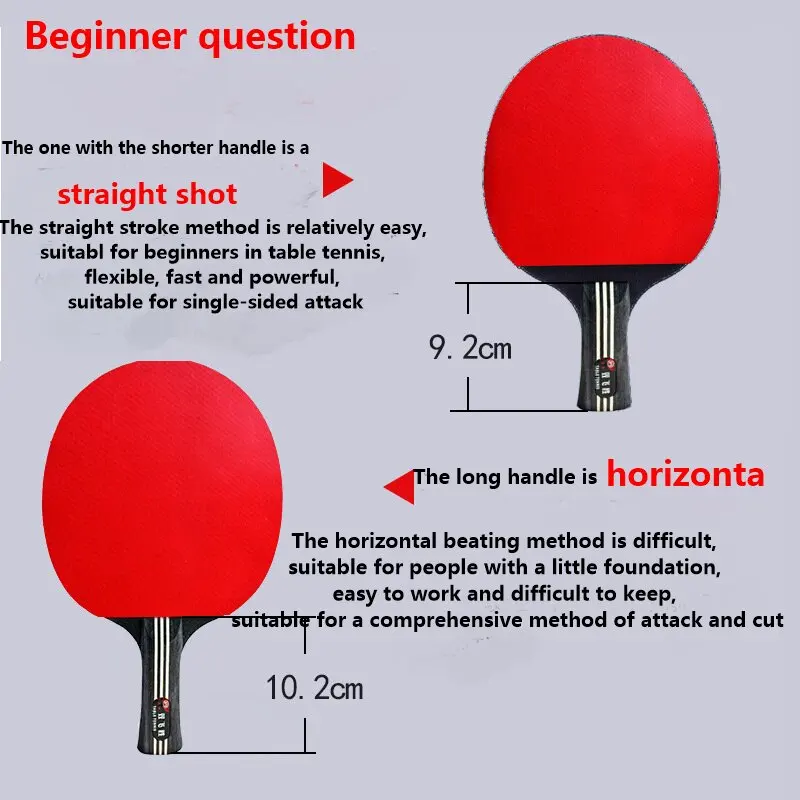 Manufacturers Wholesale 1~6 Stars Professional Table Tennis Racket Cost-Effective  Customized Table Tennis Paddle