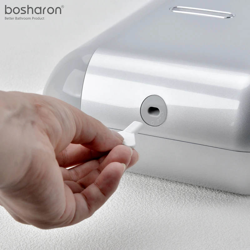 Wholesale bosharon Kitchen Wall Mounted Punch Hand Toilet Paper Holder Tissue Box M N C V Z Multifold Paper Towel Dispensers