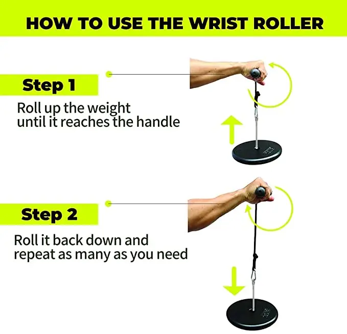 Wrist  Forearm Blaster for Training with Soft Foam Grip Handles