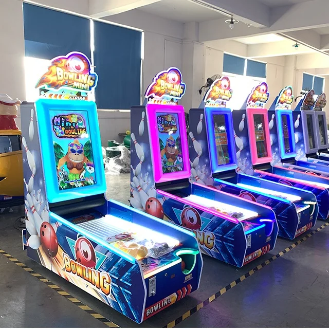 Hit Sales Video Bowling Alley Lane Master Arcade Game Machine for Children