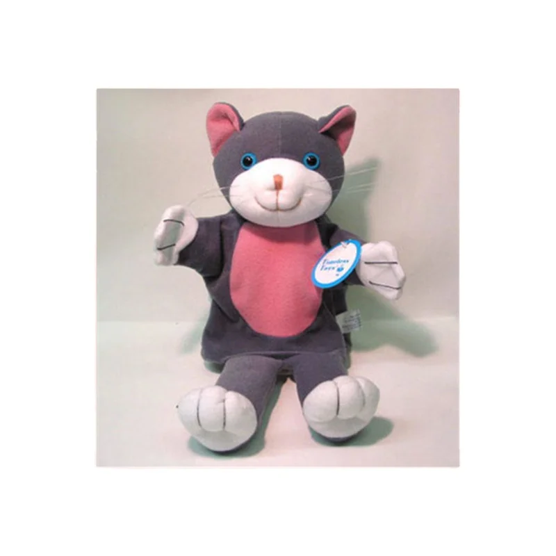 JM48026 Custom Plush Cat Hand Puppet Manufacturer soft toys for kids