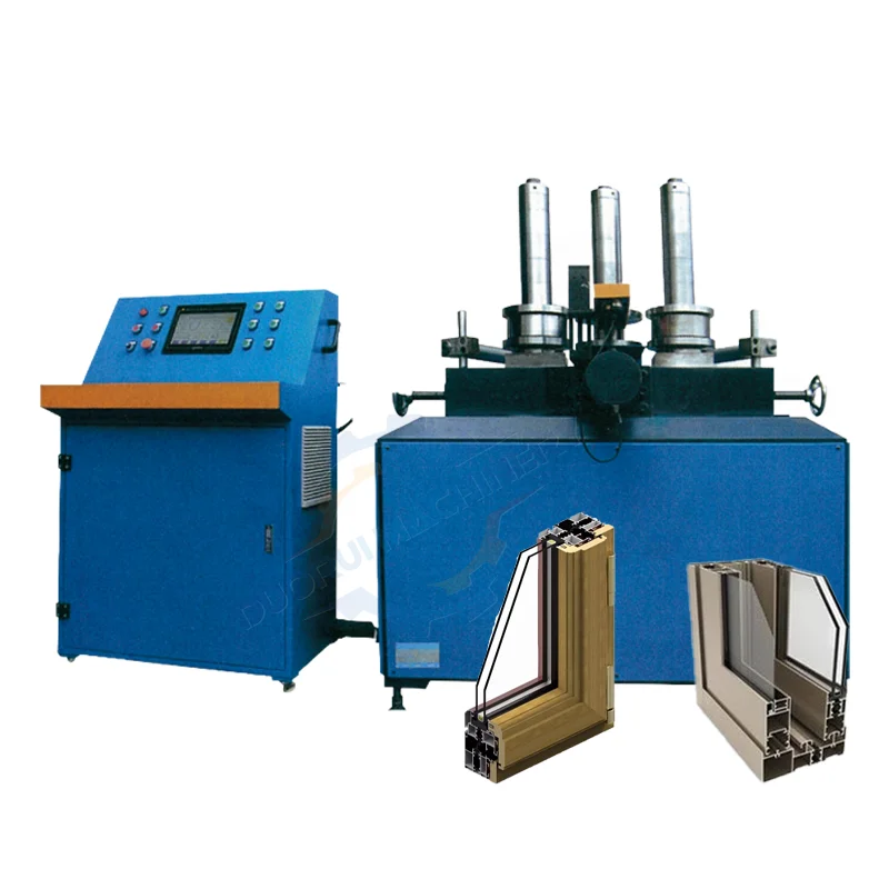 Hydraulic For Profile Hole Window Interlock Tool Pneumatic Drilling Aluminium Punching Aluminum Machine