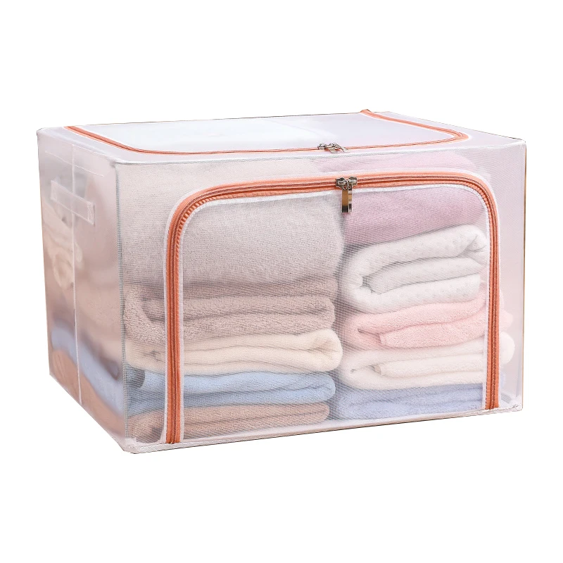 Fabric storage box quilt toy clothing bag dormitory folding and sorting box storage box household