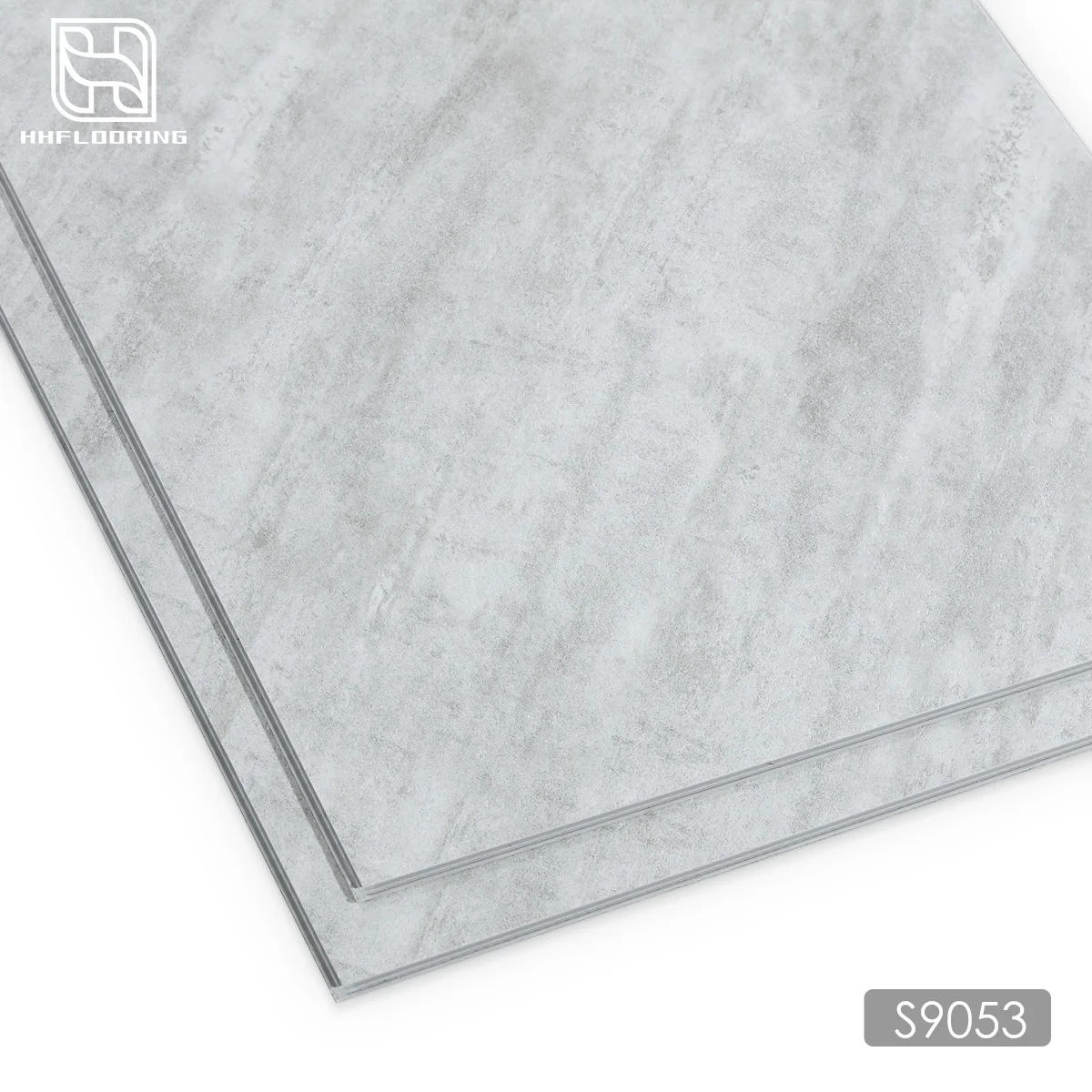 Wooden Flooring Vinyl Luxury Texture Pvc Sale Simple Stone Wood Grain Style EIR Surface Graphic Modern SPC Tiles