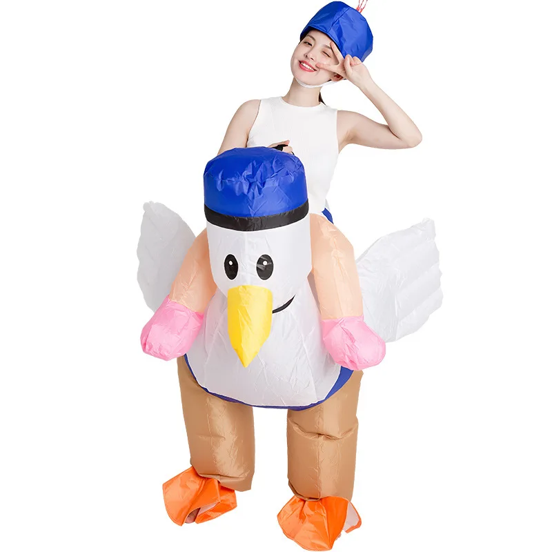 Cute chicken Inflatable  costume for adults Halloween Christmas Carnival Inflatable Costume