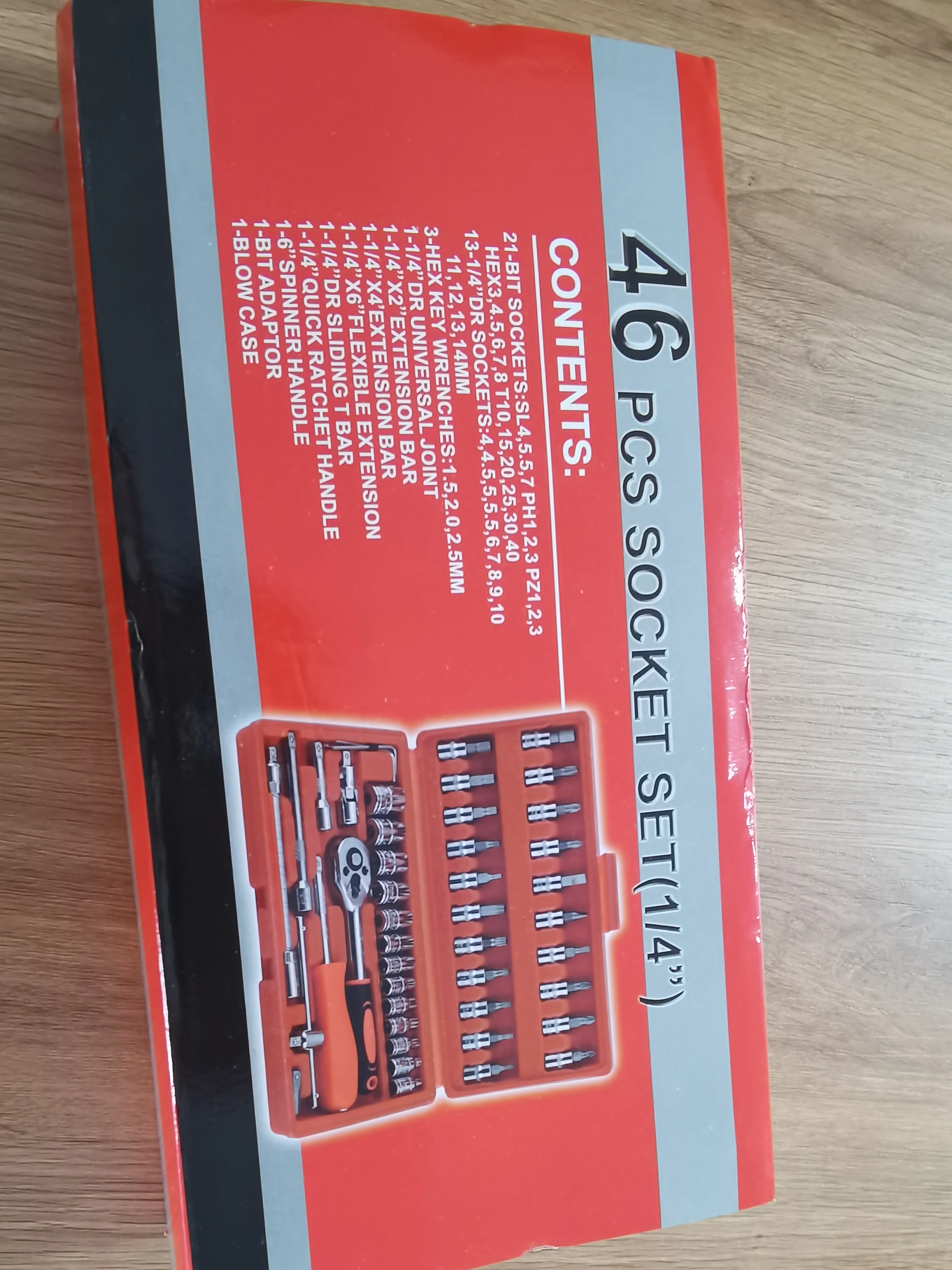 Быстрая доставка Набор комбинированных гнезд из 46 предметов наборы ручных инструментов