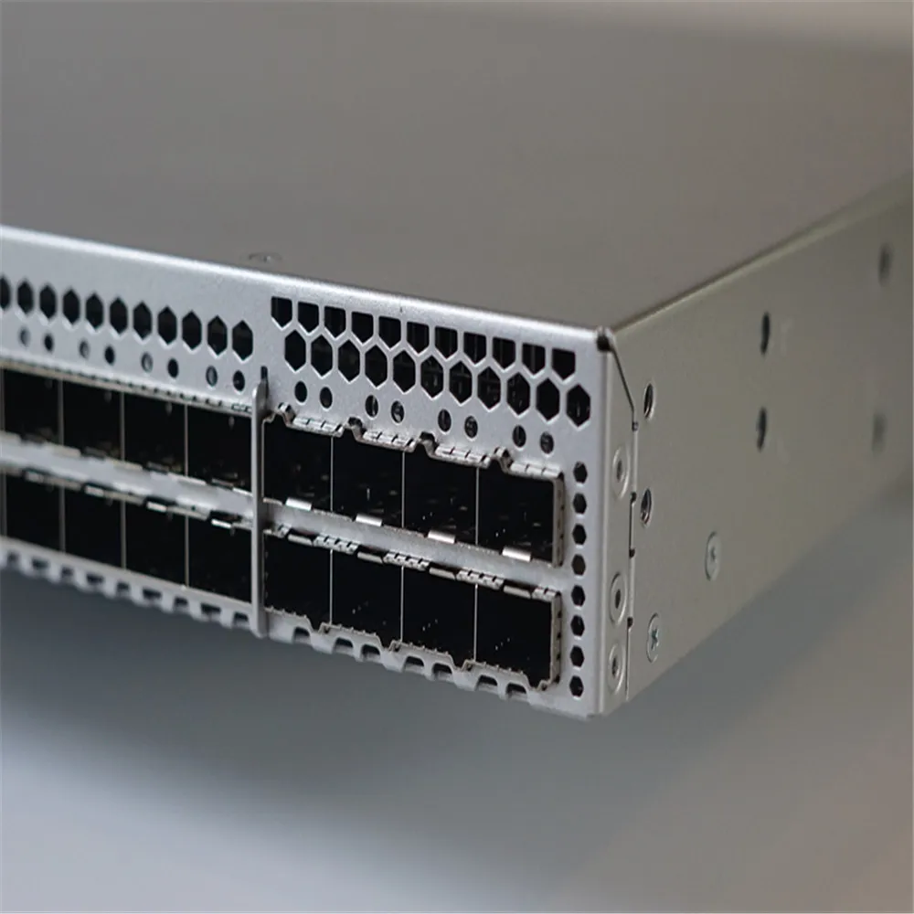 Brocade G720 Network Switch with 56 Activated SFP+ Ports and 64Gb+ 32G-R Enterprise Bundle 24 Fiber Optic Equipment