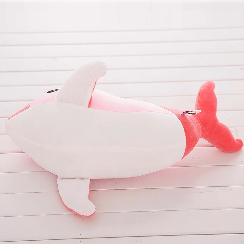 The manufacturer sells the new hot cheap cute dolphin pillow holiday gift cartoon plush toy dolphin doll