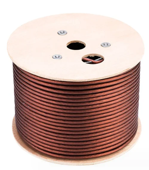 Black 2 x 0.18mm Screened Microphone cable 100m reel