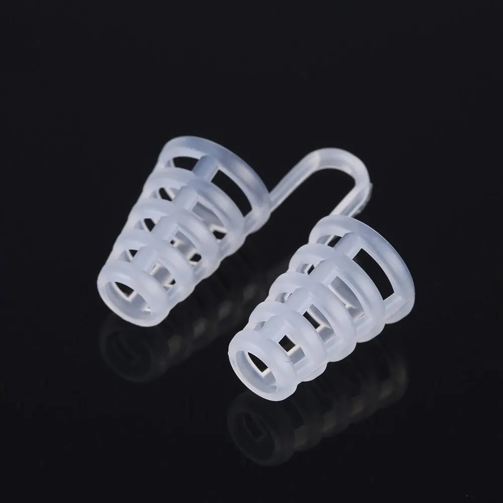 BPA Free Silicone Rubber Anti Snoring Solution Nose Plug