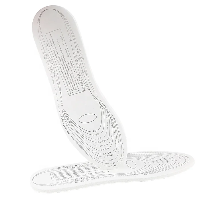 
Hot sell Comfortable Memory Foam Insole EVA Surface Light Weight Shock Absorbent Shoe Soles 