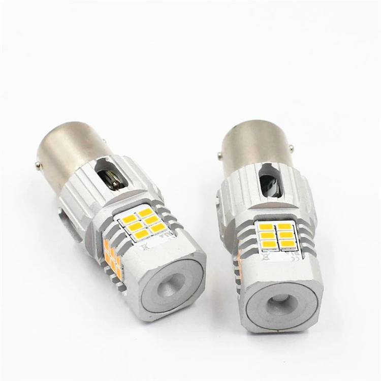 Can-bus 24SMD 3020 автомобильная светодиодная лампа T20 7443 1157 BAY15D 3157 1156 S25 3156 LED DRL указатель поворота боковых