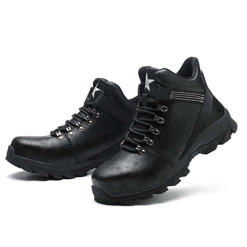 2021 Fashion safety shoes Wear-resistant and non-slip Boots Anti-smashing and workmans safety shoes