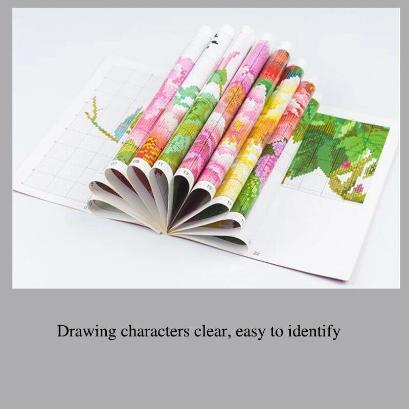 NKF Wholesale Christmas Gift Cotton Canvas Fabric DIY Handcraft Printed Home Deco Cross Stitch Embroidery Kit