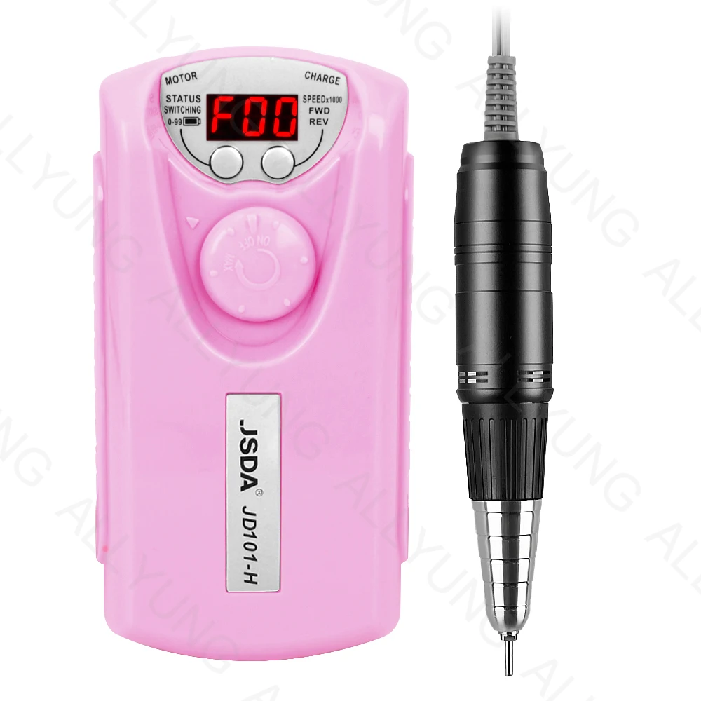 Rechargeable Nail Electric Drill Machine Manicure Pedicure Kit Set Nail Art Equipment 30000 Portatil Drill Nails