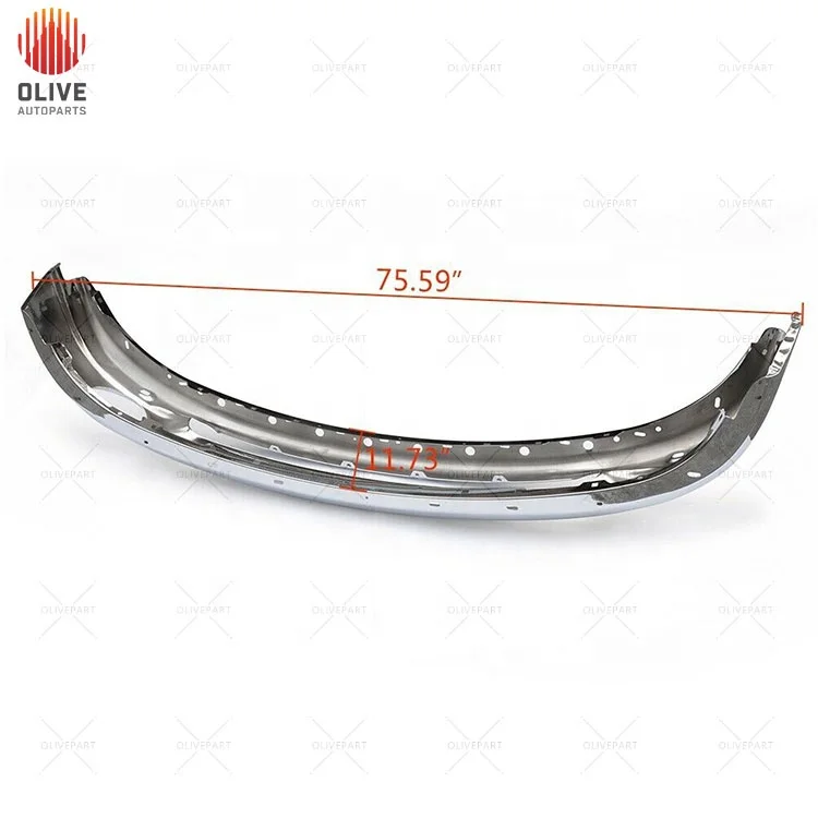 Complete Steel Chrome Rear Step  Bumper Assembly  for 2009-2018 Dodge RAM 1500