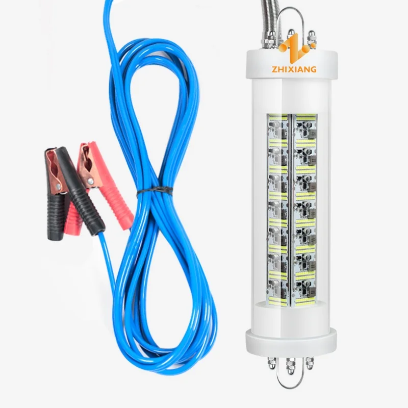 DC12V 24V 600W IP68 Fish Lures Under Water Lamp green led fishing light deep sea fishing light Fishing Lights Waterproof