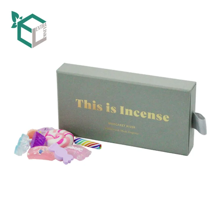 Custom Small Drawer Paper Sandal Incense Powder Packaging Box