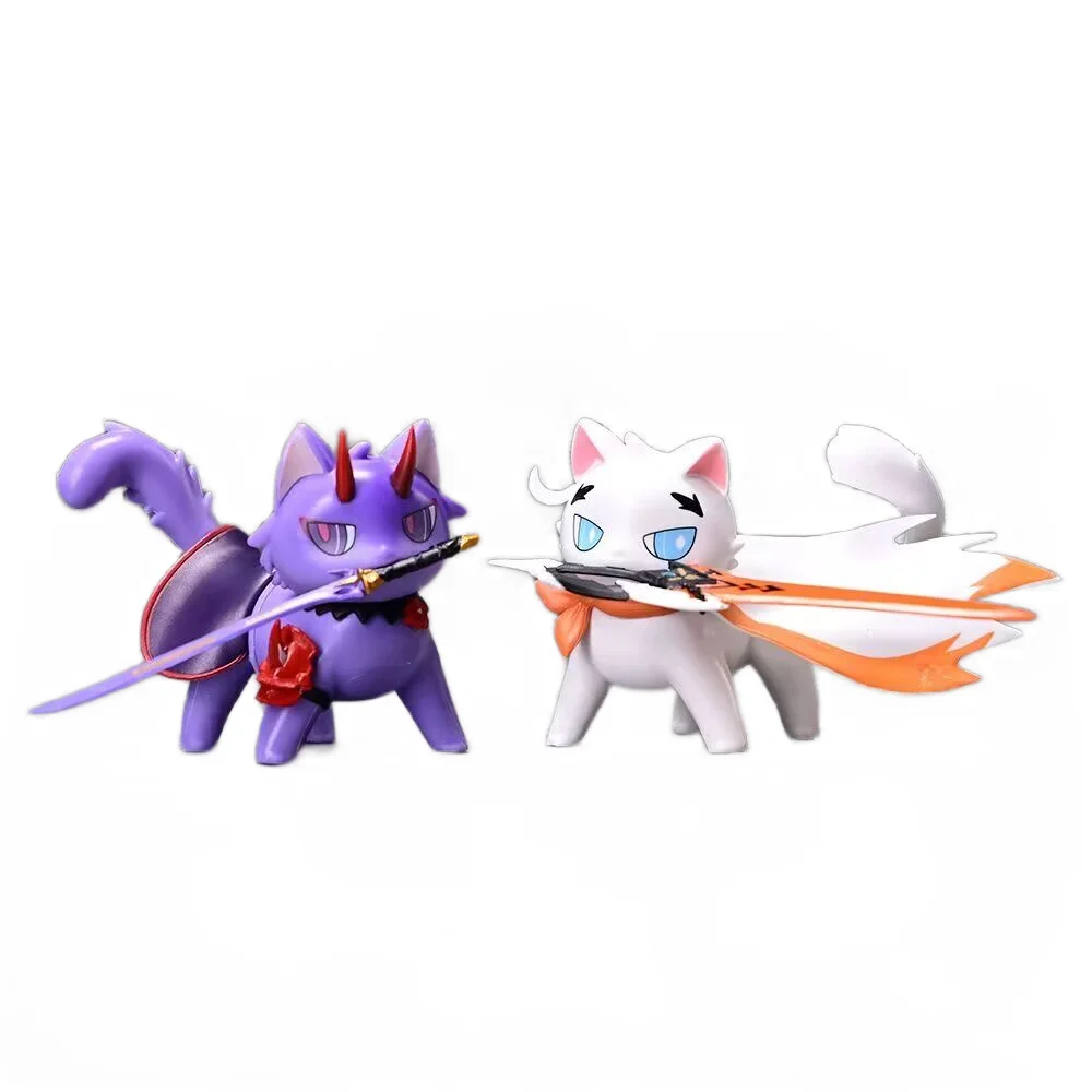 2 вида стилей 5 см Honkai Star Rail Iii периферийные устройства Thunderbolt Mei Qi Cat Kiana фигурка из ПВХ коллекционный орнамент