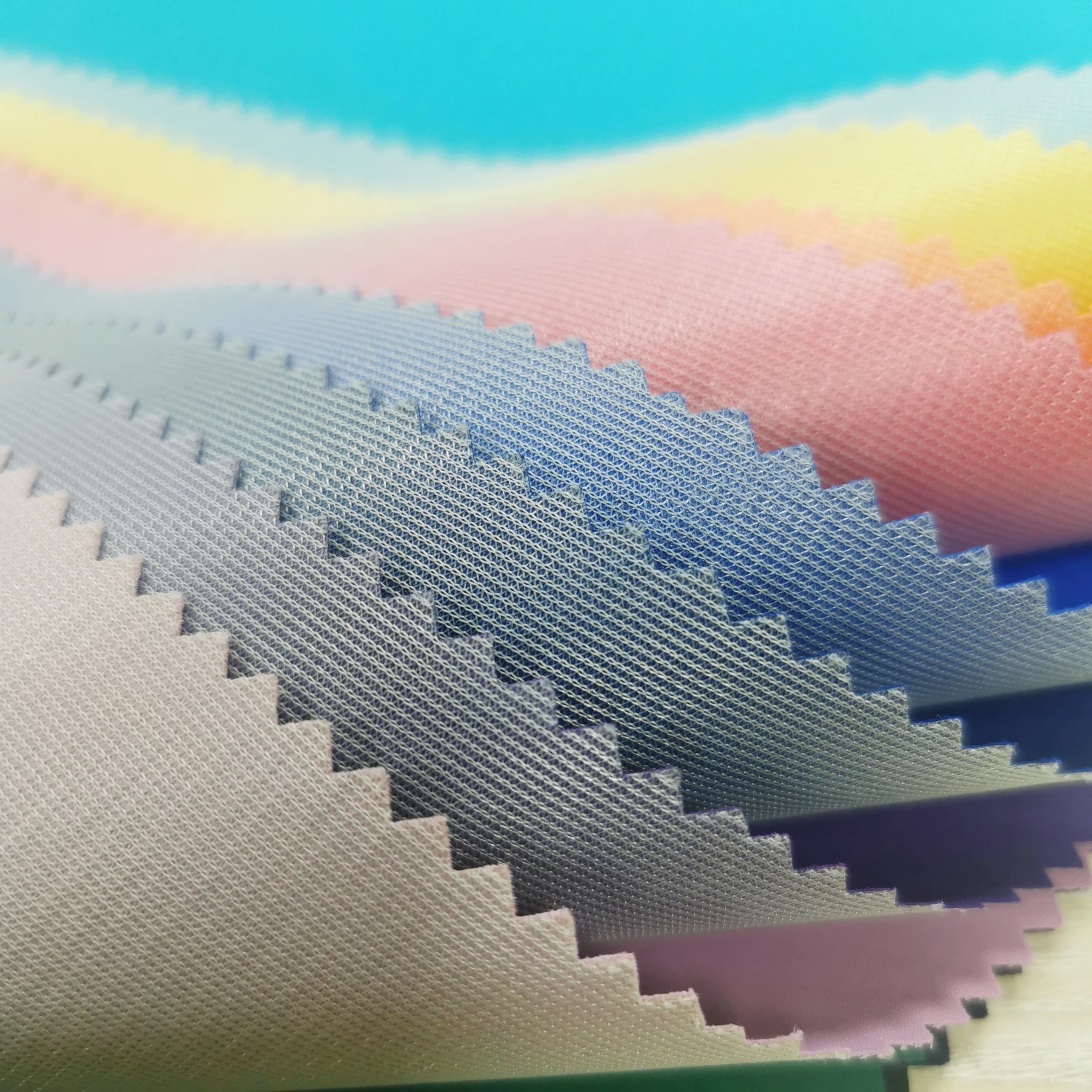 Custom color 260T 100% polyester WR pongee laminated TPU membrane bonded polyester tricot hardshell fabric for outdoor jacket