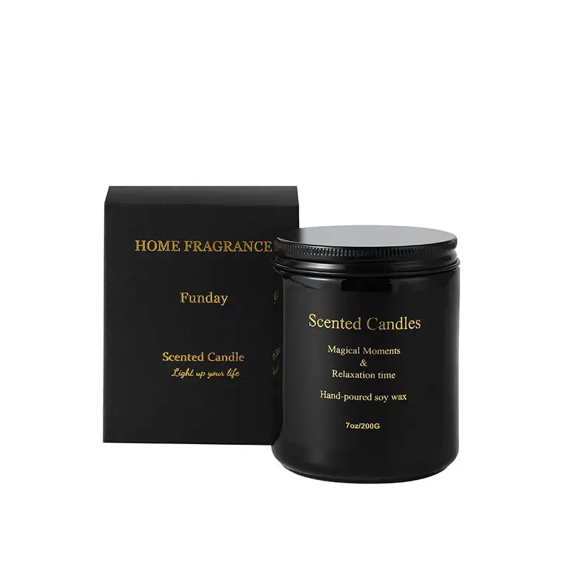 Summer aromatherapy candle network red with low temperature pure black advanced soybean wax aromatherapy candle