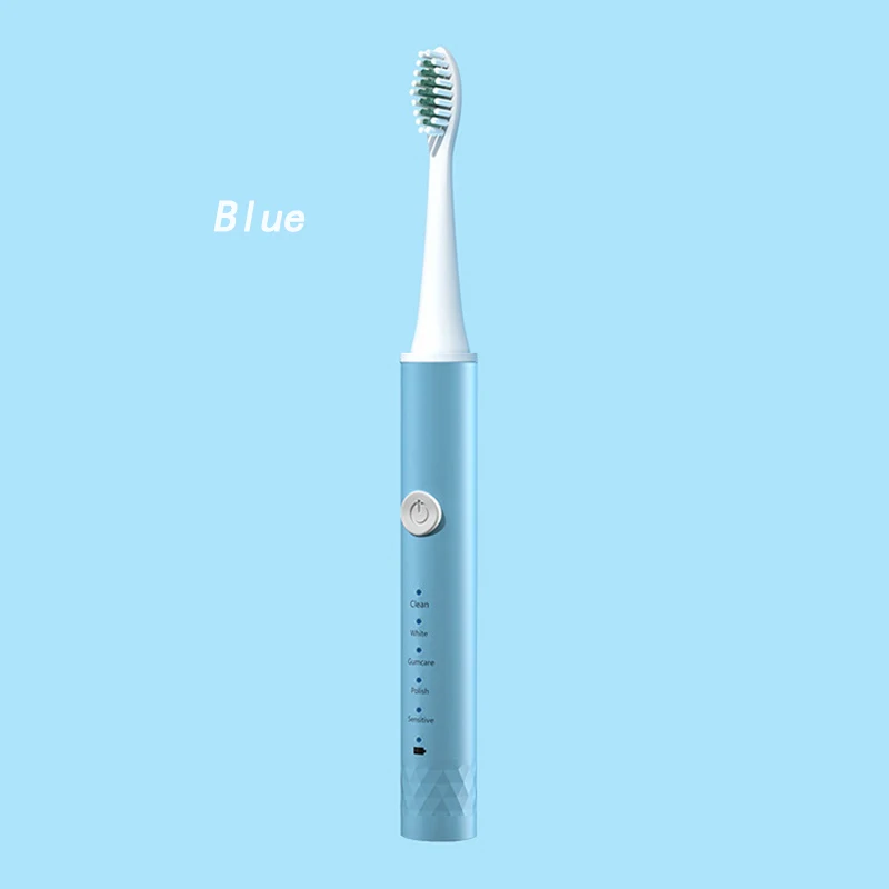 Three Colors Available USB rechargeable Induction Smart Travel Essential Electric Toothbrush