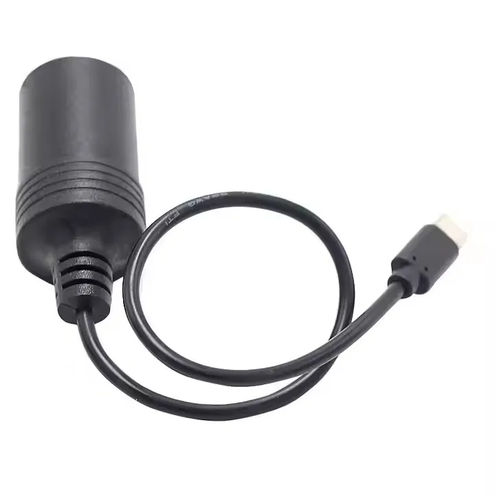 5V-12V Adapter Motor Electrical Female Charging Wire Power Car Cigarette Lighter Socket DC 12-24V Radio Tuner for RV Boat
