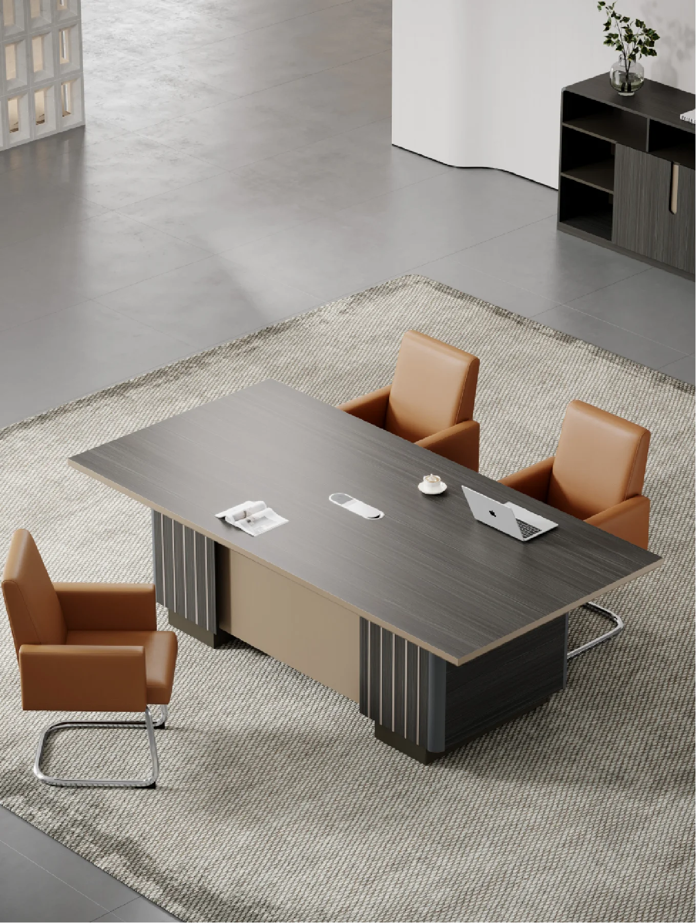 Оптовая продажа современная офисная мебель большие столы для конференц-залов деревянные 10 14 18 20 человек прямоугольный стол переговоров