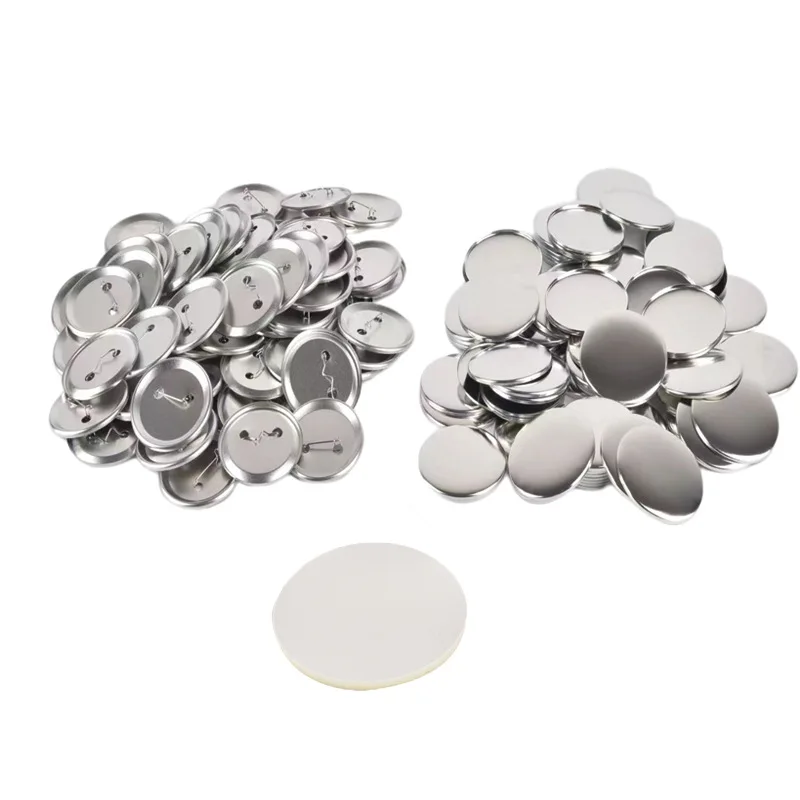 32mm metal round heart-shaped badge making machine raw badge material blank button badge raw material holders